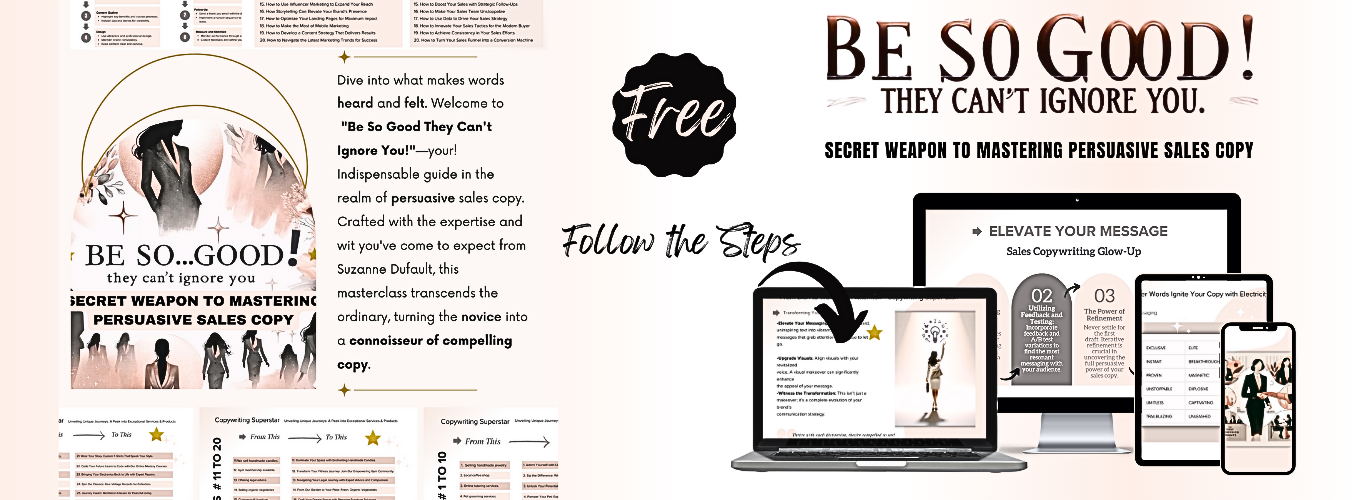 Sales Copy FLOPS to FIERCE! Free Guide, Slay Your Sales Game - Casual ...